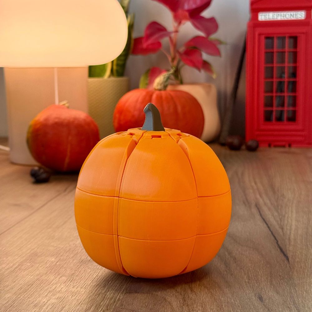 Dynia na Halloween - pojemnik na cukierki, dekoracja jesienna