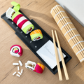 Organizer na Suplementy - Pojemniki na Tabletki w Kształcie Sushi, Rainbow Roll